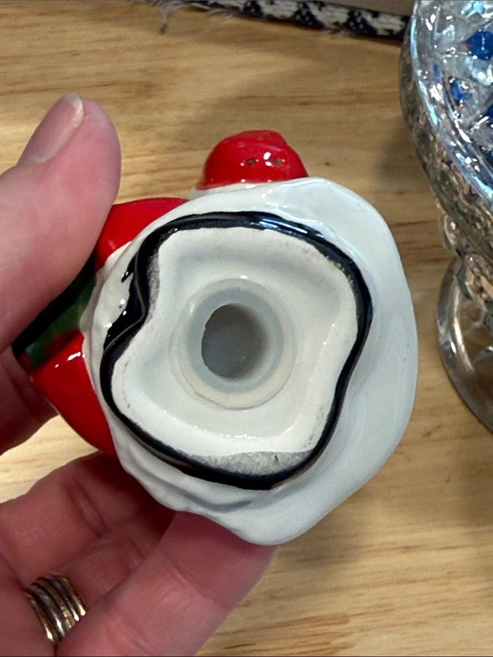 Santa and Mrs. Claus Ceramic Salt & Pepper Shaker Set